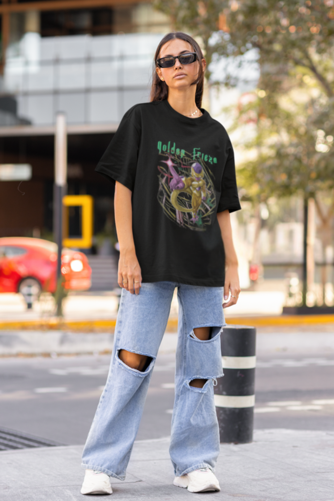 GOLDEN FRIEZA OVERSIZED TEE