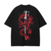 RED DRAGON OVERSIZED TEE